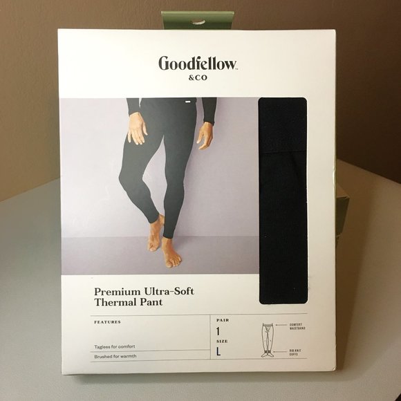 GOODFELLOW & CO Men's Premium Ultra Soft Thermal Pants  NEW IN BOX! - Picture 4 of 11